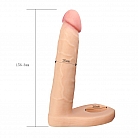 Телесный страпон-фаллоимитатор Ultra Soft Double "6.25 Long" для двойного проникновения - 15,8 см.