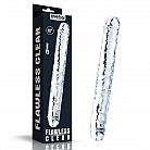 Прозрачный двусторонний фаллоимитатор Flawless Clear Double Dildo - 30 см.