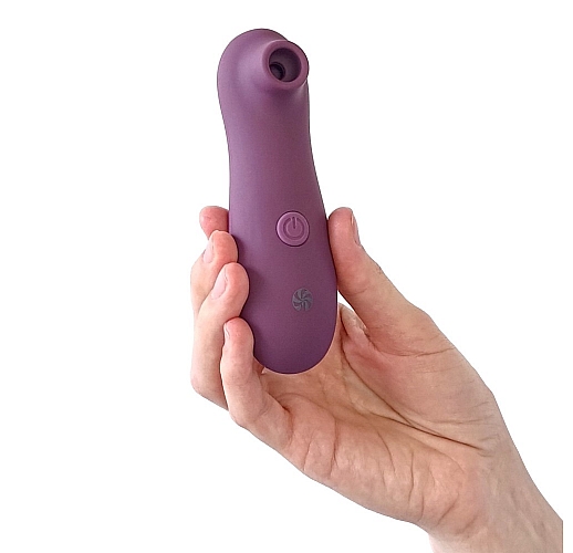 Вакуумно-волновой стимулятор клитора Take It Easy "Ace Purple" c soft-touch покрытием, 10 режимов