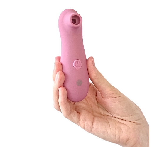 Вакуумно-волновой стимулятор клитора Take It Easy "Ace Rose" c soft-touch покрытием, 10 режимов