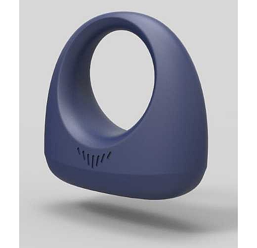 Синее эрекционное smart-кольцо MAGIC MOTION DANTE