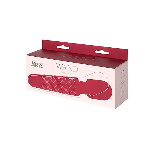 Мощный вибромассажер Lola "Dashing Wand" 20 режимов вибрации, 8 режимов скорости, IPX7, USB - 21 см.