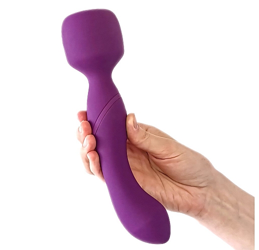 Двусторонний массажер Lola "Heating Wand" 2x10 режимов вибрации, нагрев до 42°C, IPX7, USB - 22 см.