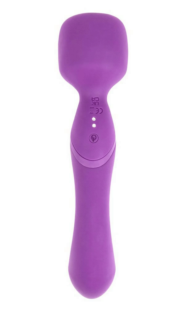 Двусторонний массажер Lola "Heating Wand" 2x10 режимов вибрации, нагрев до 42°C, IPX7, USB - 22 см.