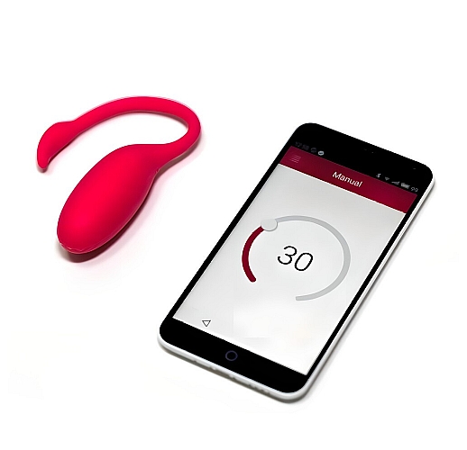 Интерактивное виброяйцо Magic Motion "Flamingo" с управлением со смартфона, IPX6, USB, Bluetooth/App