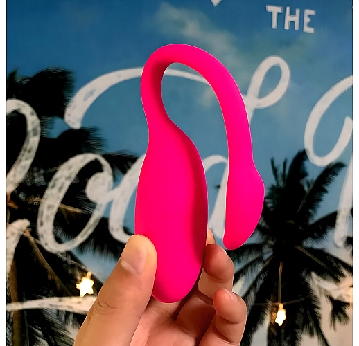 Интерактивное виброяйцо Magic Motion "Flamingo" с управлением со смартфона, IPX6, USB, Bluetooth/App