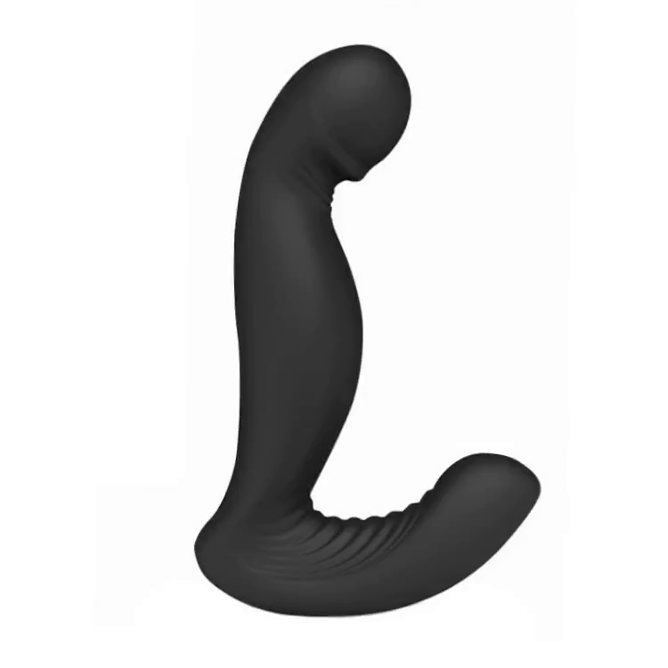 Массажёр простаты S-Hande "Jiggle" с 9 режимами вибрации и вращением «головки», пульт ДУ, IPX7, USB Массажёр простаты S-Hande "Jiggle" с 9 режимами вибрации и вращением «головки», пульт ДУ, IPX7, USB