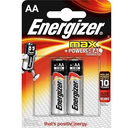 Батарейки Energizer MAX E91/AA 1,5V - 2 шт.