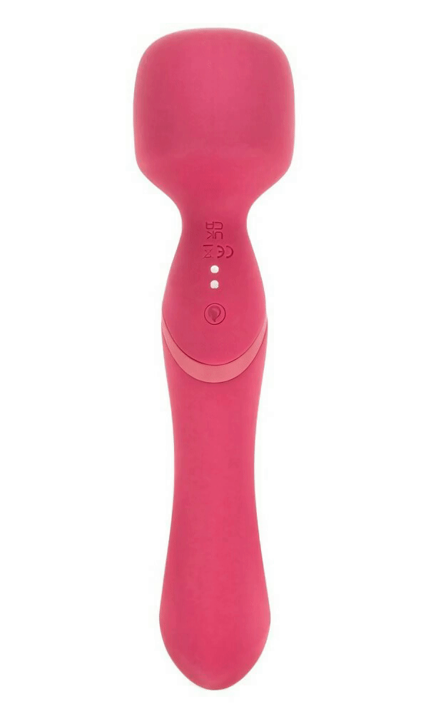 Двусторонний массажер Lola "Heating Wand" 2x10 режимов вибрации, нагрев до 42°C, IPX7, USB - 22 см.