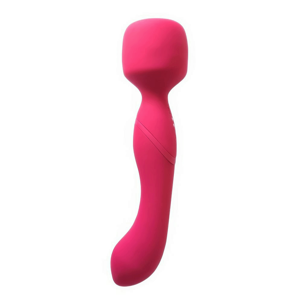 Двусторонний массажер Lola "Heating Wand" 2x10 режимов вибрации, нагрев до 42°C, IPX7, USB - 22 см.