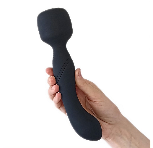 Двусторонний массажер Lola "Heating Wand" 2x10 режимов вибрации, нагрев до 42°C, IPX7, USB - 22 см.