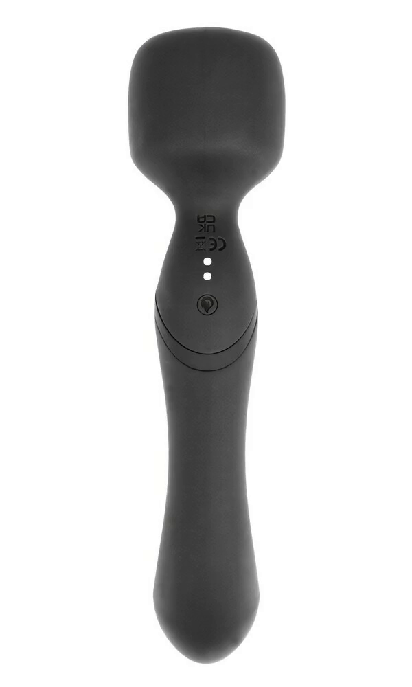 Двусторонний массажер Lola "Heating Wand" 2x10 режимов вибрации, нагрев до 42°C, IPX7, USB - 22 см.