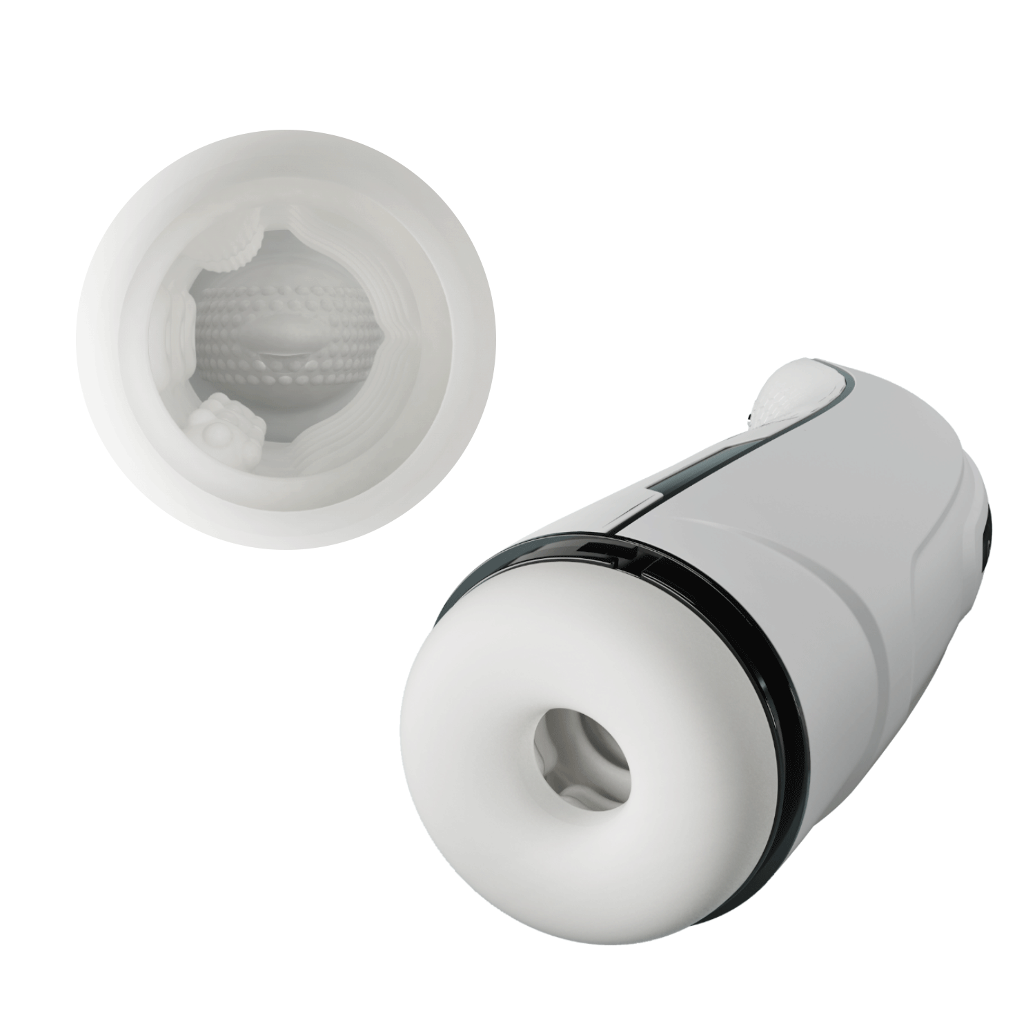 Автоматический мастурбатор Baile "Marissa" 12 режимов вибраций, вращение «язычка», нагрев ~48°C, USB