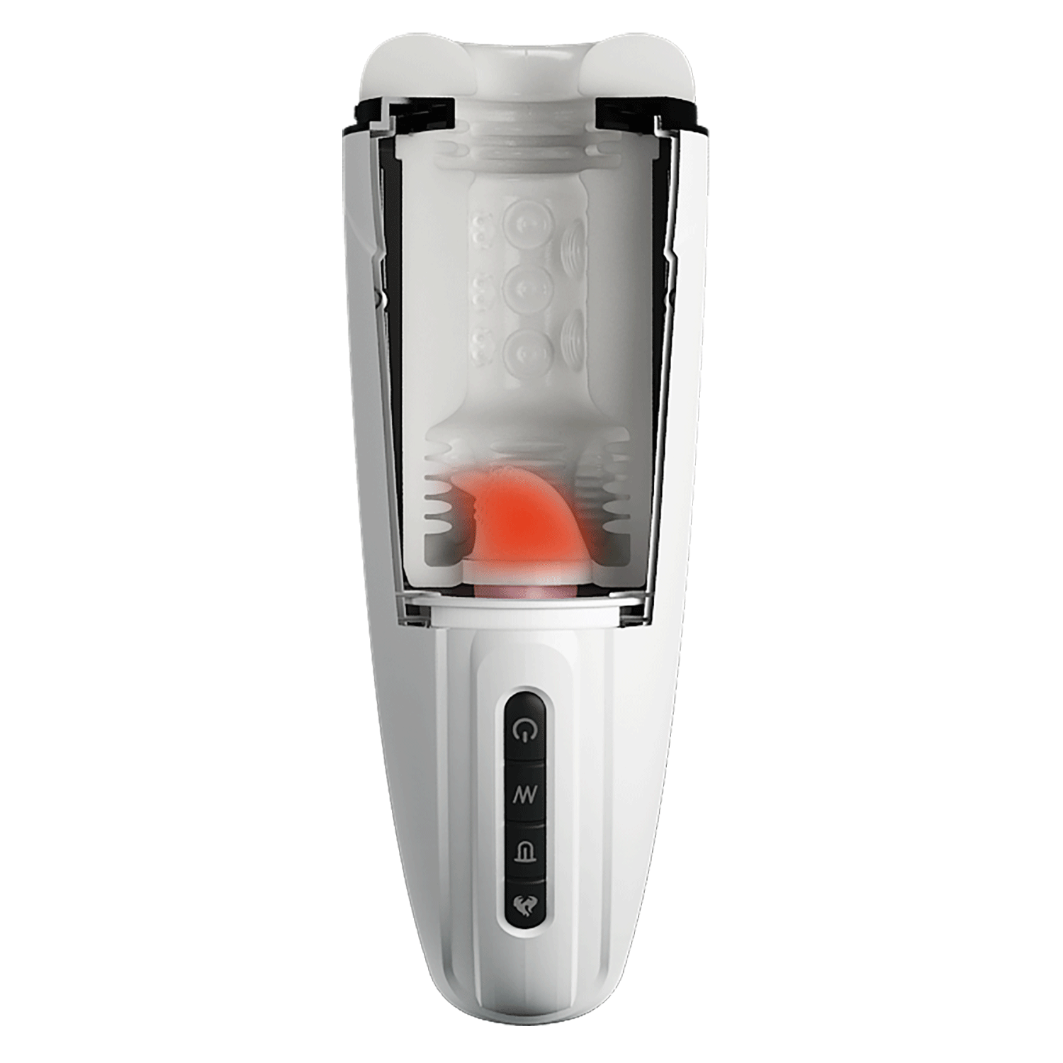 Автоматический мастурбатор Baile "Marissa" 12 режимов вибраций, вращение «язычка», нагрев ~48°C, USB