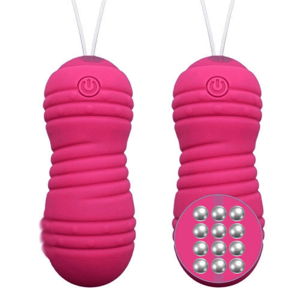 Циркуляционные вагинальные виброшарики Take it Easy "Ray" с 10 режимами, пультом ДУ, IPX7, USB