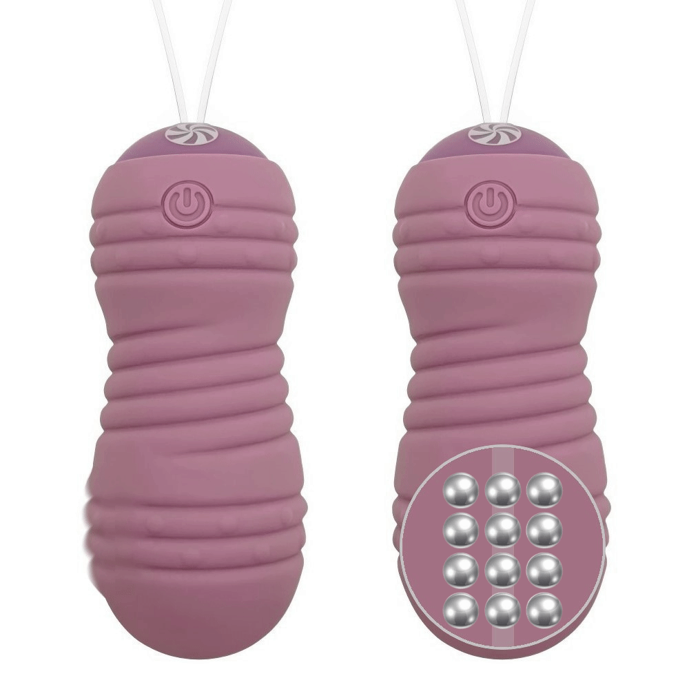 Циркуляционные вагинальные виброшарики Take it Easy "Ray" с 10 режимами, пультом ДУ, IPX7, USB