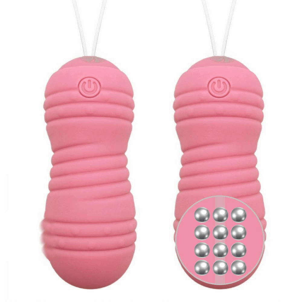 Циркуляционные вагинальные виброшарики Take it Easy "Ray" с 10 режимами, пультом ДУ, IPX7, USB