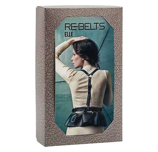 Портупея 3-в-1 Elle Black с оборками Портупея 3-в-1 Elle Black с оборками