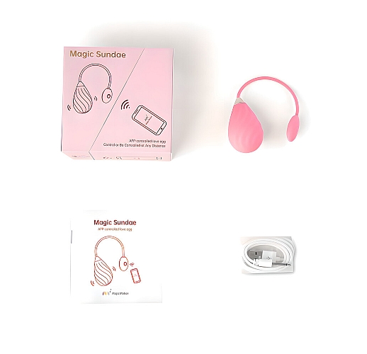 Интерактивное виброяйцо Magic Motion "Magic Sundae" с управлением со смартфона, IPX6, USB, Bluetooth
