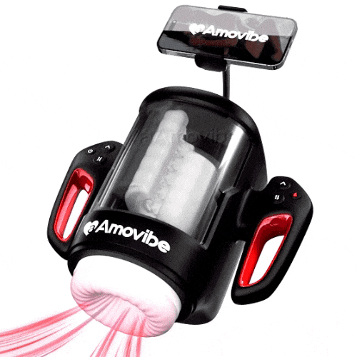 Автоматический гейм-мастурбатор Amovibe "Game King" c «трением», вибрацией, нагревом, IPX6, USB