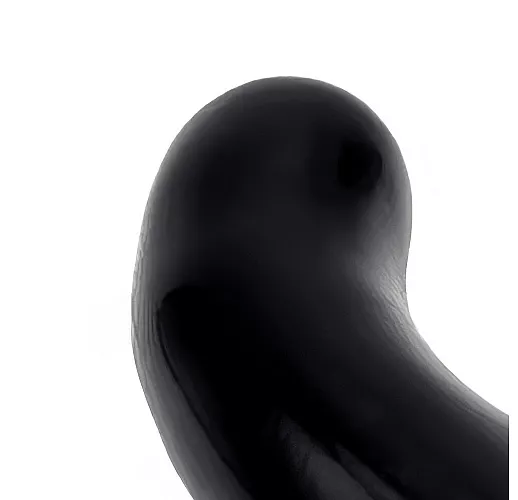 Вибромассажер простаты Baile "Double Strong Silent" с «шипиками» для стимуляции промежности - 14 см.