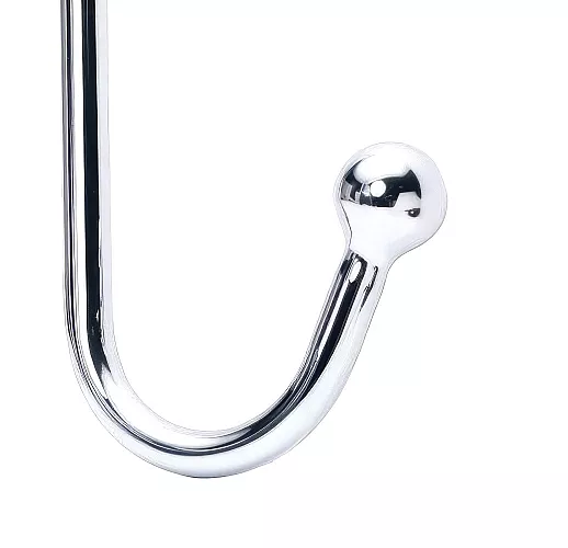 Металлический анальный крюк Notabu "Captain BDSM" для подвешивания - 31 см.