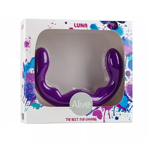 Гибкий безремневой страпон Luna