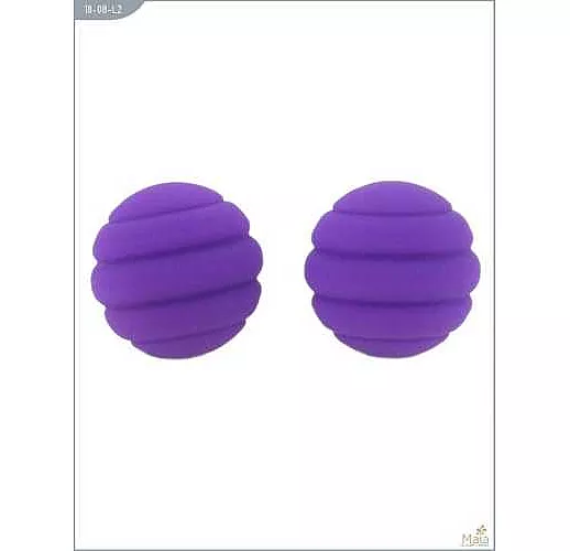 Металлические шарики Twistty с фиолетовым силиконовым покрытием