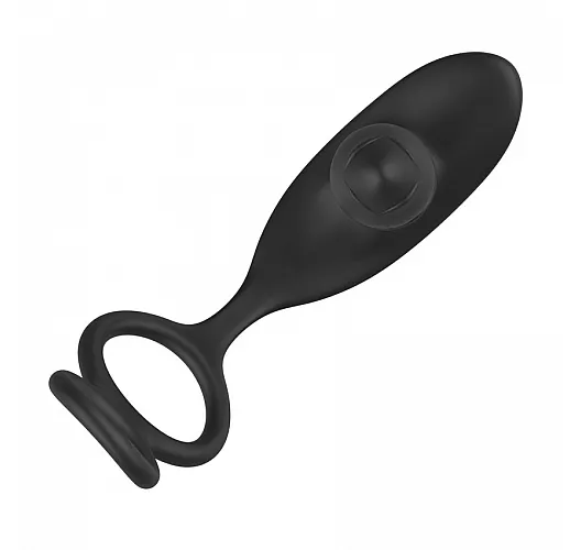 Фрикционный анальный массажер i-Moon "Fighter" с 10 режимами фрикций, пульт ДУ, IPX7, USB - 14,4 см.