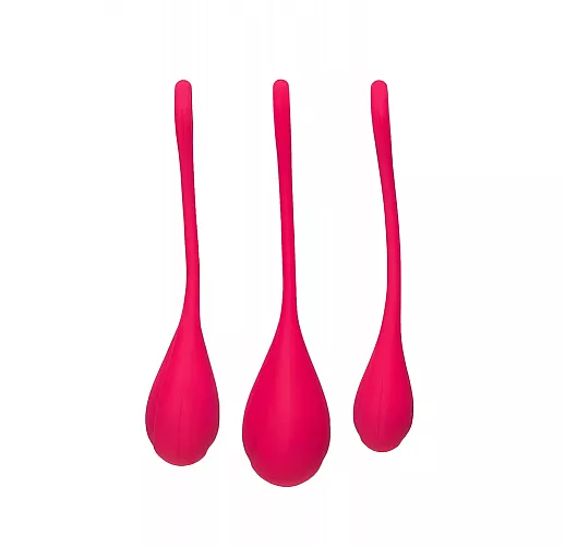 Набор силиконовых вагинальных шариков Satisfyer "Yoni Power One" для упражнений «Кегеля»