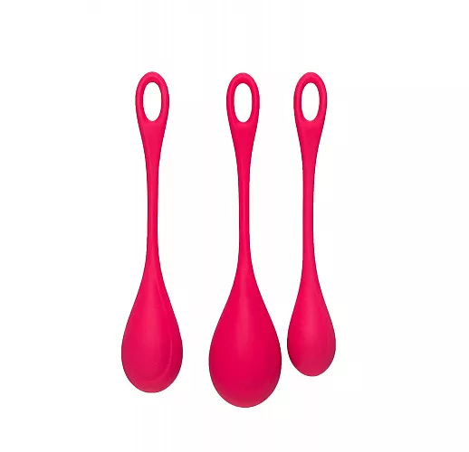 Набор силиконовых вагинальных шариков Satisfyer "Yoni Power One" для упражнений «Кегеля»