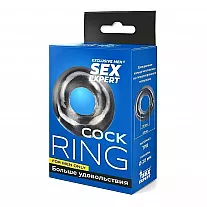 Гладкое «дутое» эрекционное кольцо S.E. "Blast Glyde" из эластичного материала