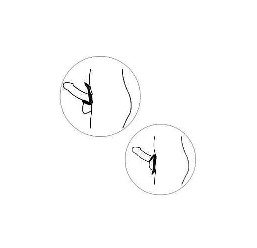 Двойное эрекционное кольцо на пенис Levett Marcus