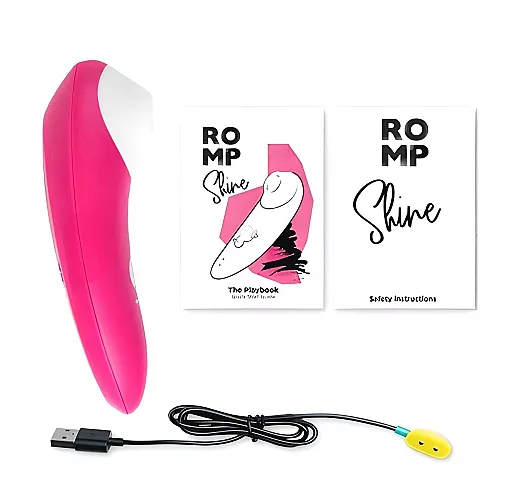 Вакуумно-волновой стимулятор клитора Womanizer Romp "Shine" 10 режимов, IPX7, USB