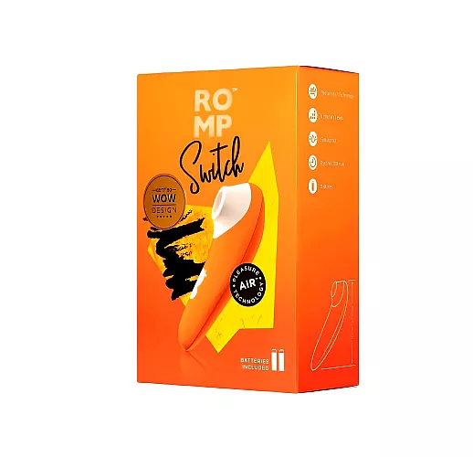 Вакуумно-волновой стимулятор клитора Womanizer Romp "Switch" с 6 режимами стимуляции, IPX4