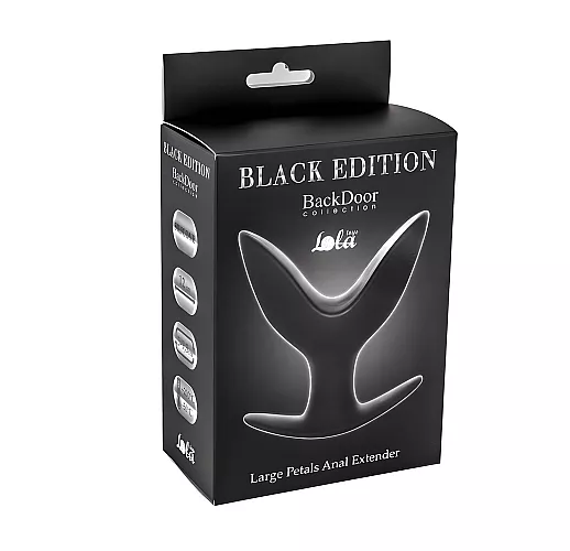 Большой силиконовый анальный эспандер Large Petals Anal Extender из Back Door Collection - 12,5 см.