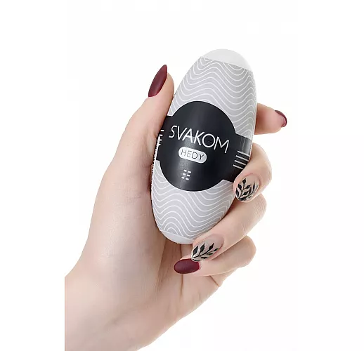 Белый мастурбатор Svakom Hedy White Ice Cream с рельефной внутренней структурой