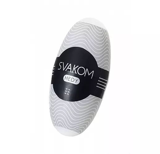 Белый мастурбатор Svakom Hedy White Ice Cream с рельефной внутренней структурой