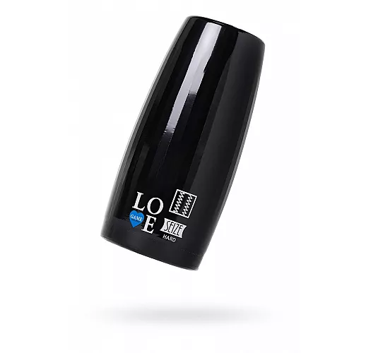 Нереалистичный мастурбатор в черной колбе Lovegame High Pressure Hard