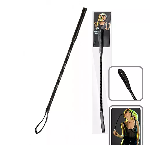 Узкий черный стек Party Hard "Tease" удлиненного размера - 56,5 см.