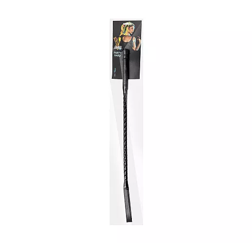 Узкий черный стек Party Hard "Tease" удлиненного размера - 56,5 см.