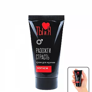 Мужской крем Y&M "Sextaz-M" с возбуждающим эффектом мгновенного и продолжительного действия - 25 гр.
