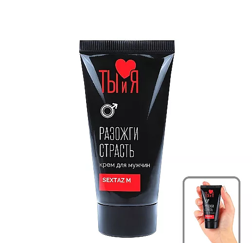 Мужской крем Y&M "Sextaz-M" с возбуждающим эффектом мгновенного и продолжительного действия - 25 гр.