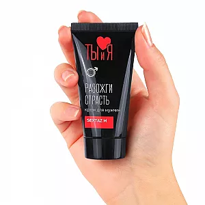 Мужской крем Y&M "Sextaz-M" с возбуждающим эффектом мгновенного и продолжительного действия - 25 гр.