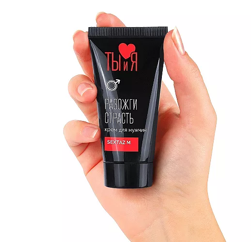 Мужской крем Y&M "Sextaz-M" с возбуждающим эффектом мгновенного и продолжительного действия - 25 гр.