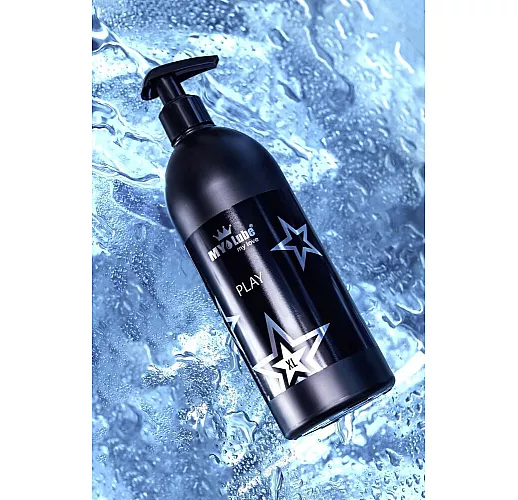 Универсальный лубрикант на водной основе MyLube "Play XL" для секс-игрушек и жесткого секса - 500 мл