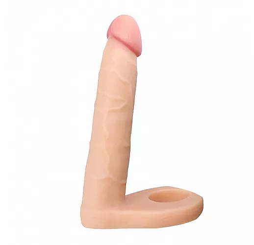 Телесный страпон-фаллоимитатор Ultra Soft Double "6.25 Long" для двойного проникновения - 15,8 см.