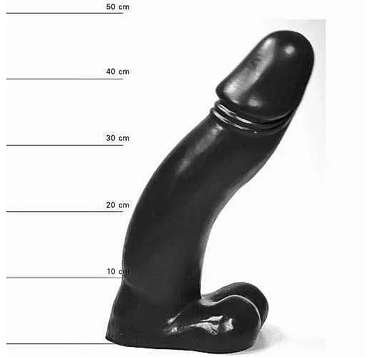 Гигантский фаллоимитатор реалистичной формы - 45 см.