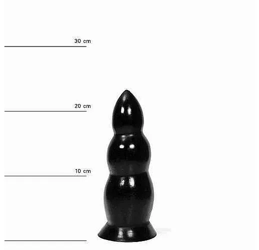 Фигурный большой анальный фаллоимитатор - 23 см.