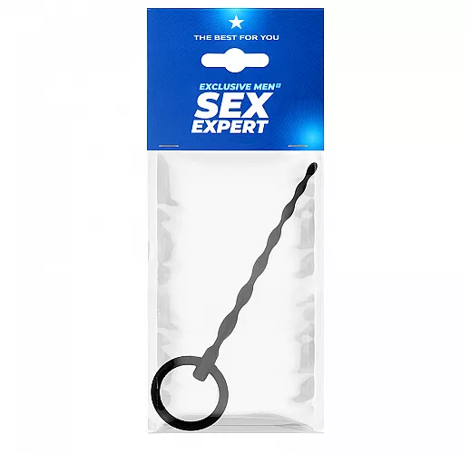 Уретральный стимулятор "Exclusive Men" из гипоаллергенного силикона - 12 см., ⌀ 0.6 см.